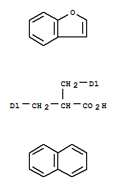 Benzofuranpropanoicacid, a-(naphthalenylmethyl)- (9CI) molecular structure