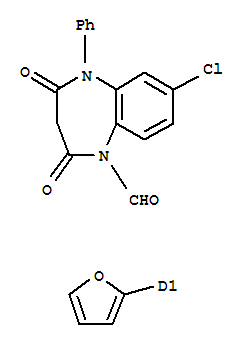 7-chloro-1-(furan-2-ylcarbonyl)-5-phenyl-1H-1,5-benzodiazepine-2,4(3H,5H)-dione