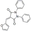 3,5-Pyrazolidinedione, 4-(2-furanylmethylene)-1,2-diphenyl-