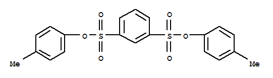 bis(4-methylphenyl) benzene-1,3-disulfonate molecular structure