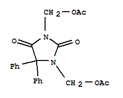 (2,5-dioxo-4,4-diphenylimidazolidine-1,3-diyl)dimethanediyl diacetate