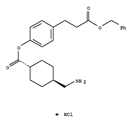 cetraxate benzyl ester molecular structure