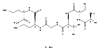 L-Methioninamide, L-alanyl-L-phenylalanyl-L- isoleucylglycyl-L-methionyl-, monohydrochloride