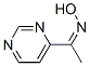 ETHANONE,1-(PYRIMIDIN-4-YL)-,OXIME molecular structure
