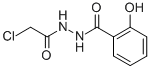 2-HYDROXY-BENZOIC ACID N-(2-CHLORO-ACETYL)-HYDRAZIDE molecular structure