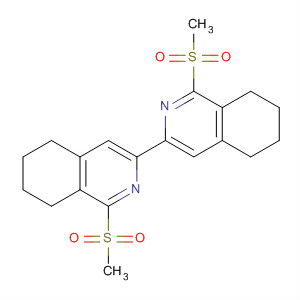 3,3'-Biisoquinoline, 5,5',6,6',7,7',8,8'-octahydro-1,1'-bis(methylsulfonyl)- molecular structure