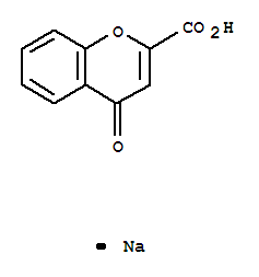 sodium 4-oxo-4H-chromene-2-carboxylate molecular structure