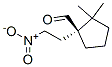 Cyclopentanecarboxaldehyde,2,2-dimethyl-1-(2-nitroethyl)-, (1S)- molecular structure