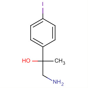Benzenemethanol, a-(aminomethyl)-4-iodo-a-methyl- molecular structure