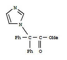 1H-Imidazole-1-aceticacid, a,a-diphenyl-, methyl ester molecular structure