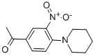 1-(3-NITRO-4-PIPERIDINOPHENYL)-1-ETHANONE molecular structure