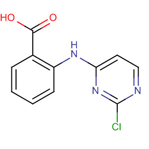 2-[(2-Chloro-4-pyrimidinyl)amino]-benzoic acid molecular structure