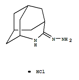 5-hydrazinyl-4-azatricyclo[4.3.1.1~3,8~]undec-4-ene hydrochloride (1:1)