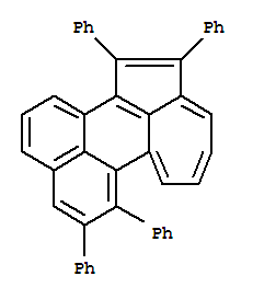 Azuleno[1,8-ab]phenalene,5,6,11,12-tetraphenyl- molecular structure