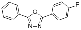 2-(4-FLUOROPHENYL)-5-PHENYL-1,3,4-OXADIAZOLE