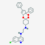 N-(6,7a-diphenylspiro[4a,7-dihydrocyclopenta[e][1,2,4]trioxine-3,4'-cyclohexane]-1'-yl)-n'-(7-chloroquinolin-4-yl)ethane-1,2-diamine