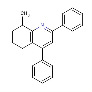 Quinoline, 5,6,7,8-tetrahydro-8-methyl-2,4-diphenyl- molecular structure