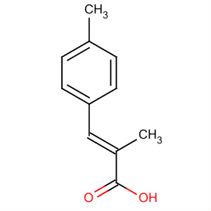 2-Propenoic acid, 2-methyl-3-(4-methylphenyl)-, (2E)- molecular structure