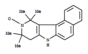 5,6-benzo-2,2,4,4-tetramethyl-1,2,3,4-tetrahydro-gamma-carboline-oxyl molecular structure