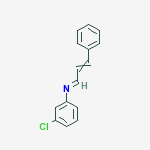 3-chloro-N-[(1E)-3-phenylprop-2-en-1-ylidene]aniline molecular structure