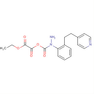Ethanedioic acid, monoethyl ester,2-[2-[2-(4-pyridinyl)ethyl]phenyl]hydrazide molecular structure