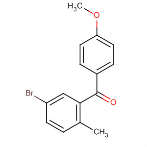 Methanone, (5-bromo-2-methylphenyl)(4-methoxyphenyl)- molecular structure