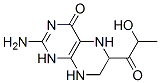 2-amino-6-(2-hydroxypropanoyl)-5,6,7,8-tetrahydro-1H-pteridin-4-one molecular structure