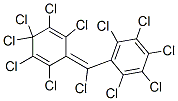 1,2,3,4,5-Pentachloro-6-[chloro(2,3,4,4,5,6-hexachloro-2,5-cyclohexadien-1-ylidene)methyl]benzene molecular structure