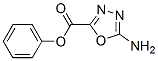 1,3,4-Oxadiazole-2-carboxylicacid, 5-amino-, phenyl ester molecular structure