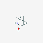 1,2,2-trimethyl-3-azabicyclo[3.1.0]hexan-4-one molecular structure