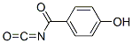 Benzoyl isocyanate,4-hydroxy- molecular structure
