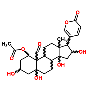 1-(acetyloxy)-3,5,14,16-tetrahydroxy-19-oxobufa-20,22-dienolide