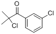 1-Propanone,2-chloro-1-(3-chlorophenyl)-2-methyl- molecular structure