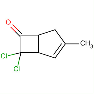 Bicyclo[3.2.0]hept-2-en-6-one, 7,7-dichloro-3-methyl- molecular structure