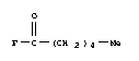 hexanoyl fluoride molecular structure