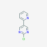 Pyrimidine, 2-chloro-5-(2-pyridinyl)- molecular structure