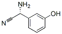 BENZENEACETONITRILE, ALPHA-AMINO-3-HYDROXY-, (ALPHAR)- molecular structure