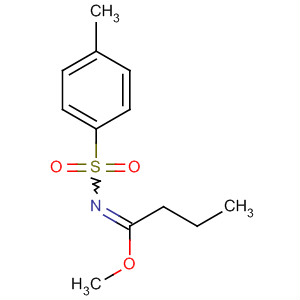 Butanimidic acid, N-[(4-methylphenyl)sulfonyl]-, methyl ester molecular structure