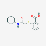 2-{[2-(CYCLOHEXYLAMINO)-2-OXOETHYL]THIO}BENZOIC ACID