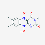 10-hydroxy-7,8-dimethylbenzo[g]pteridine-2,4(3H,10H)-dione 5-oxide