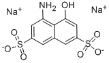 8-AMINO-1-NAPHTHOL-3,6-DISULFONIC ACID DISODIUM SALT molecular structure