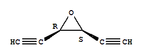 Oxirane,2,3-diethynyl-, (2R,3S)-rel- molecular structure