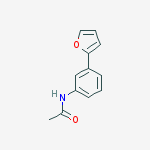N-(3-(Furan-2-yl)phenyl)acetamide molecular structure