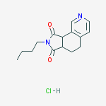 2-butyl-3a,4,5,9b-tetrahydro-1H-pyrrolo[3,4-h]isoquinoline-1,3(2H)-dione molecular structure