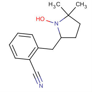 1-Pyrrolidinyloxy, 5-(cyanophenylmethyl)-2,2-dimethyl- molecular structure