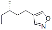 ISOXAZOLE,4-(3-METHYLPENTYL)-,(S)- molecular structure