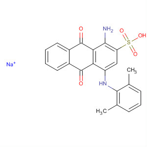 2-Anthracenesulfonic acid,1-amino-4-[(2,6-dimethylphenyl)amino]-9,10-dihydro-9,10-dioxo-,monosodium salt