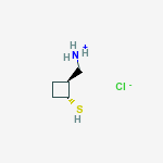 [(1S,2R)-2-sulfanylcyclobutyl]methanaminium chloride