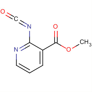 3-Pyridinecarboxylic acid, 2-isocyanato-, methyl ester molecular structure
