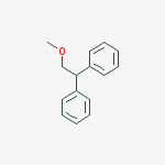 1,1'-(2-methoxyethane-1,1-diyl)dibenzene molecular structure